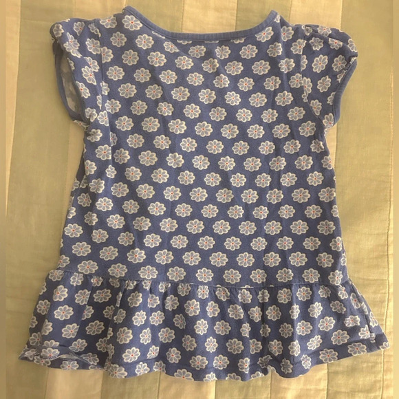 Gymboree blue flower t shirt size S - Picture 3 of 3